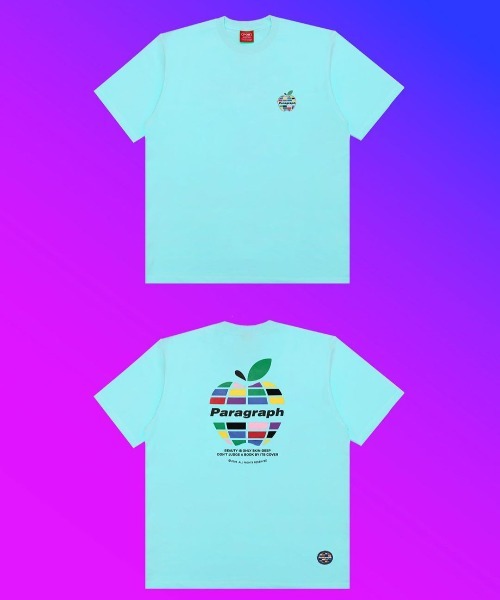 新品　Apple カラフルロゴ Tシャツ 半袖 Apple カラフルロゴ Tシャツ Large - メルカリ