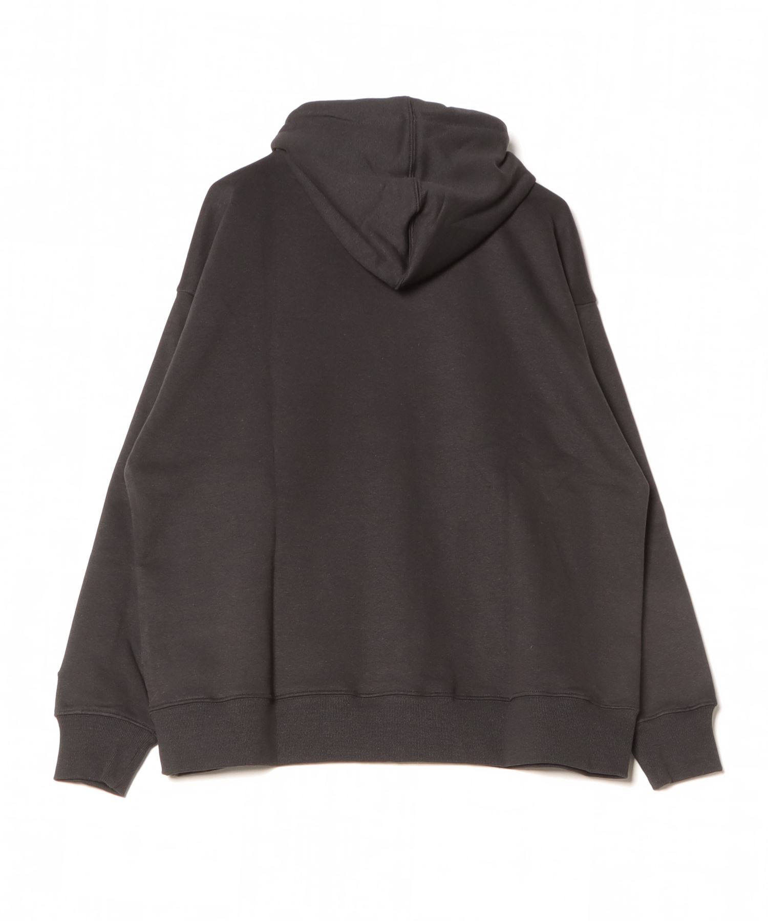 ROMANTIC CROWN パーカー フーディー ブラック unisex ROMANTIC CROWN パーカー 「ROMANTIC CROWN」RIB KNIT HOOD
