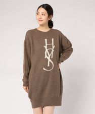 ラクーンHYS LOGO編込ワンピース