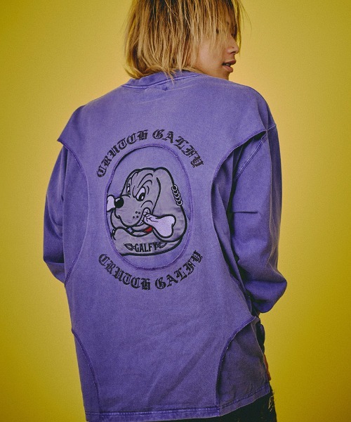 A'GEM/9 × .kom 『GALFY/ガルフィー』 穴の向こうにわんちゃんロンTee
