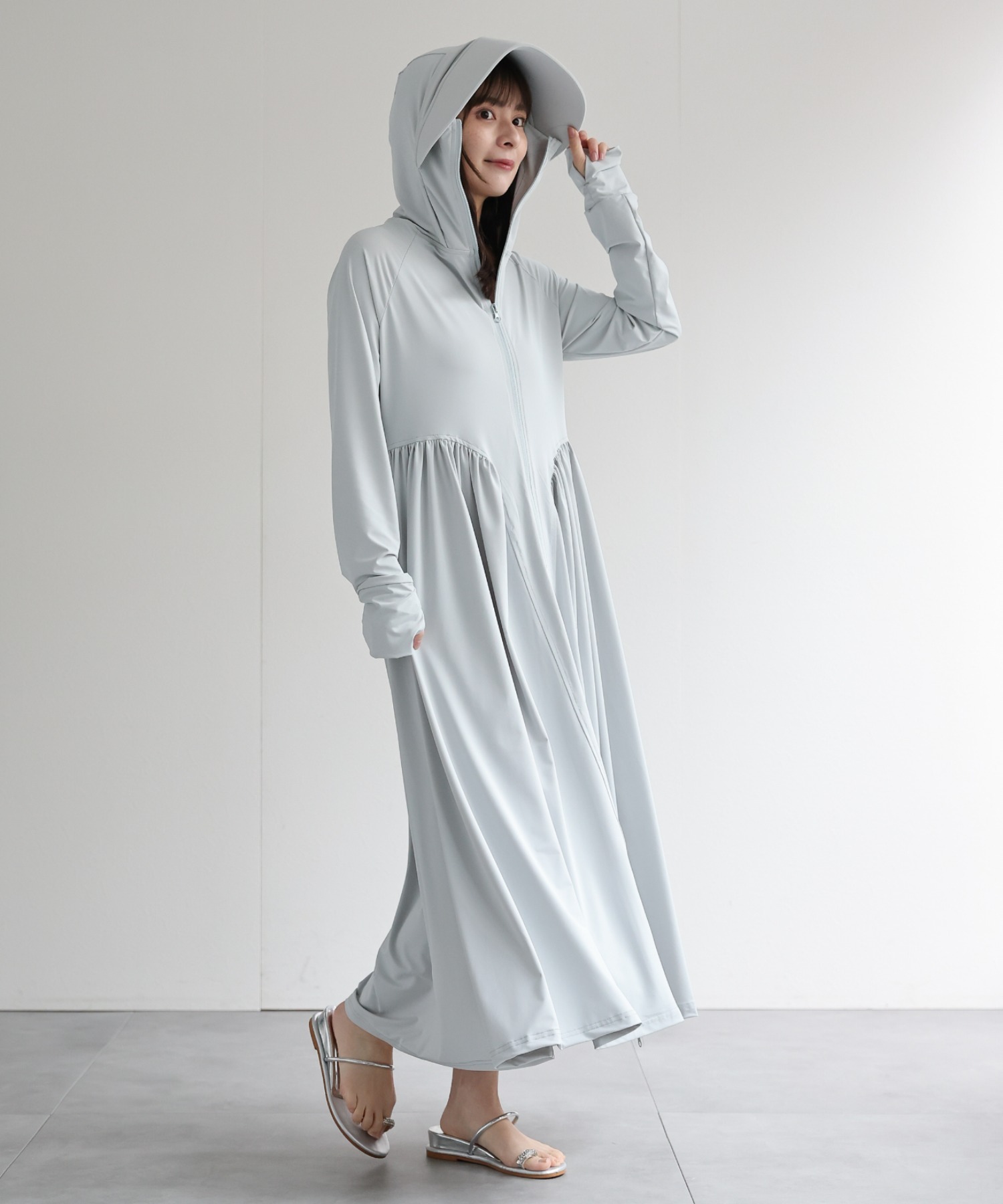 model：156cm 着用サイズ：FREE