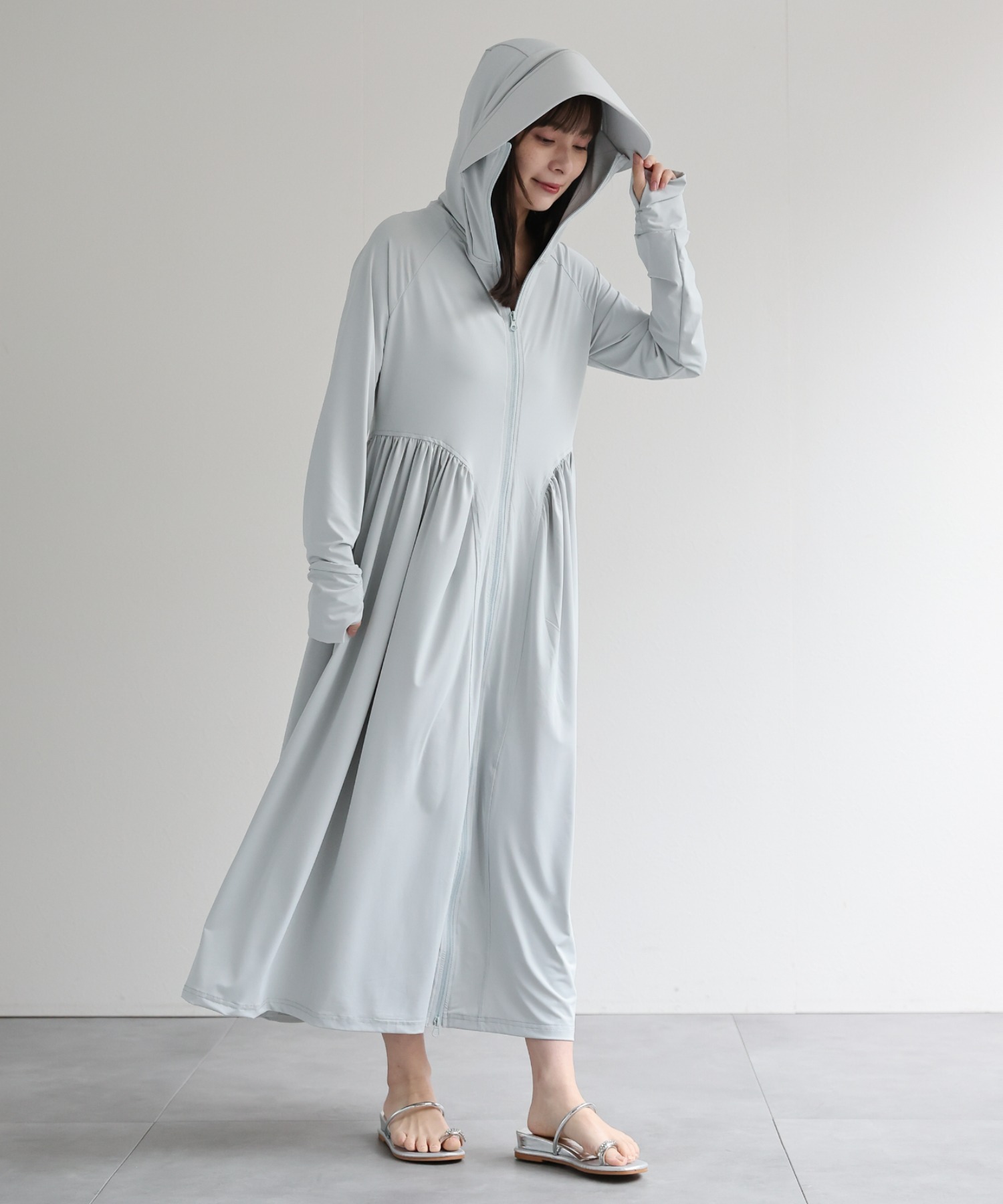 model：156cm 着用サイズ：FREE