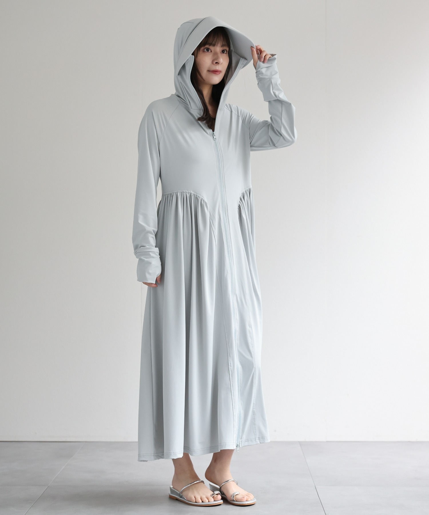 model：156cm 着用サイズ：FREE