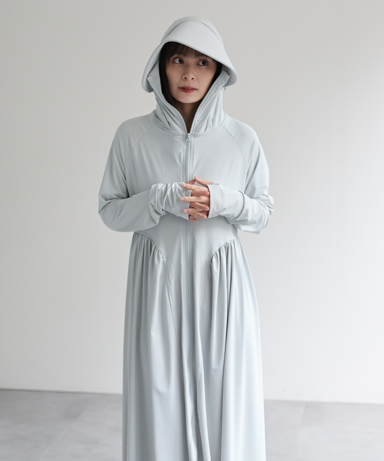 model：156cm 着用サイズ：FREE
