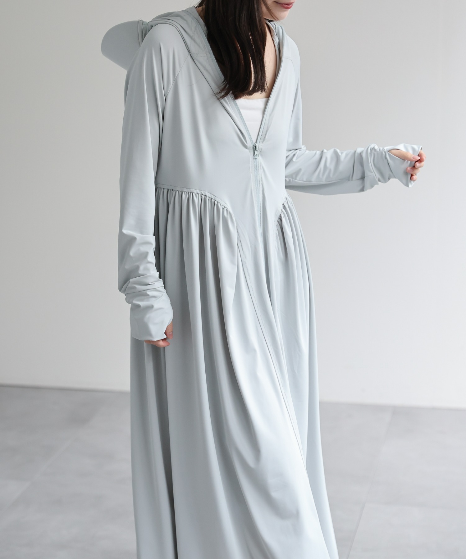 model：156cm 着用サイズ：FREE