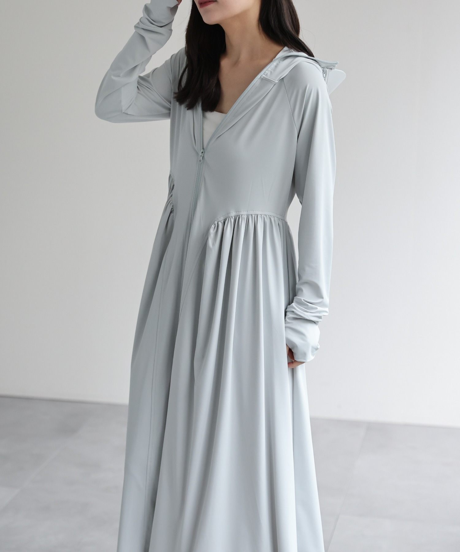 model：156cm 着用サイズ：FREE
