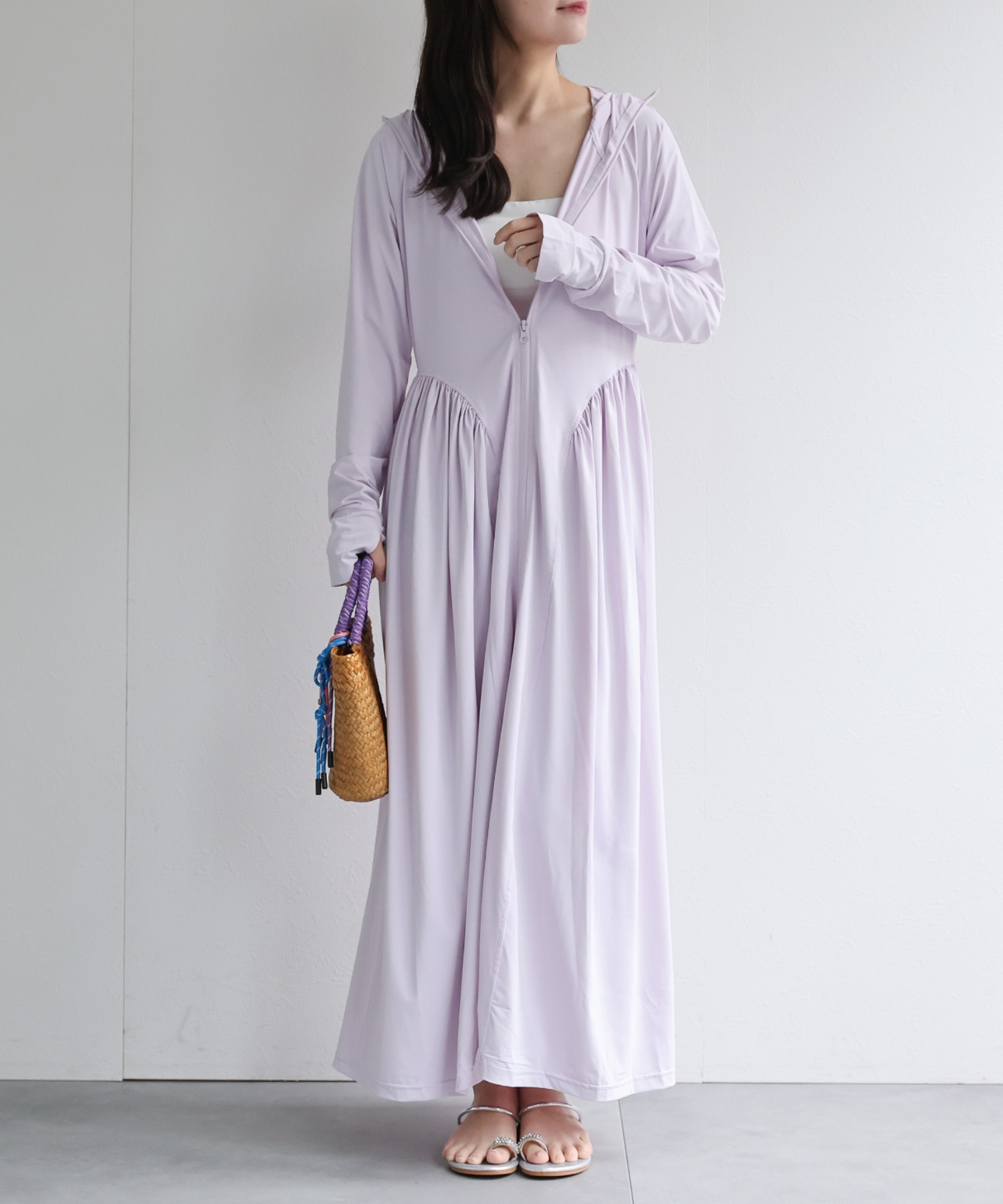 model：156cm 着用サイズ：FREE