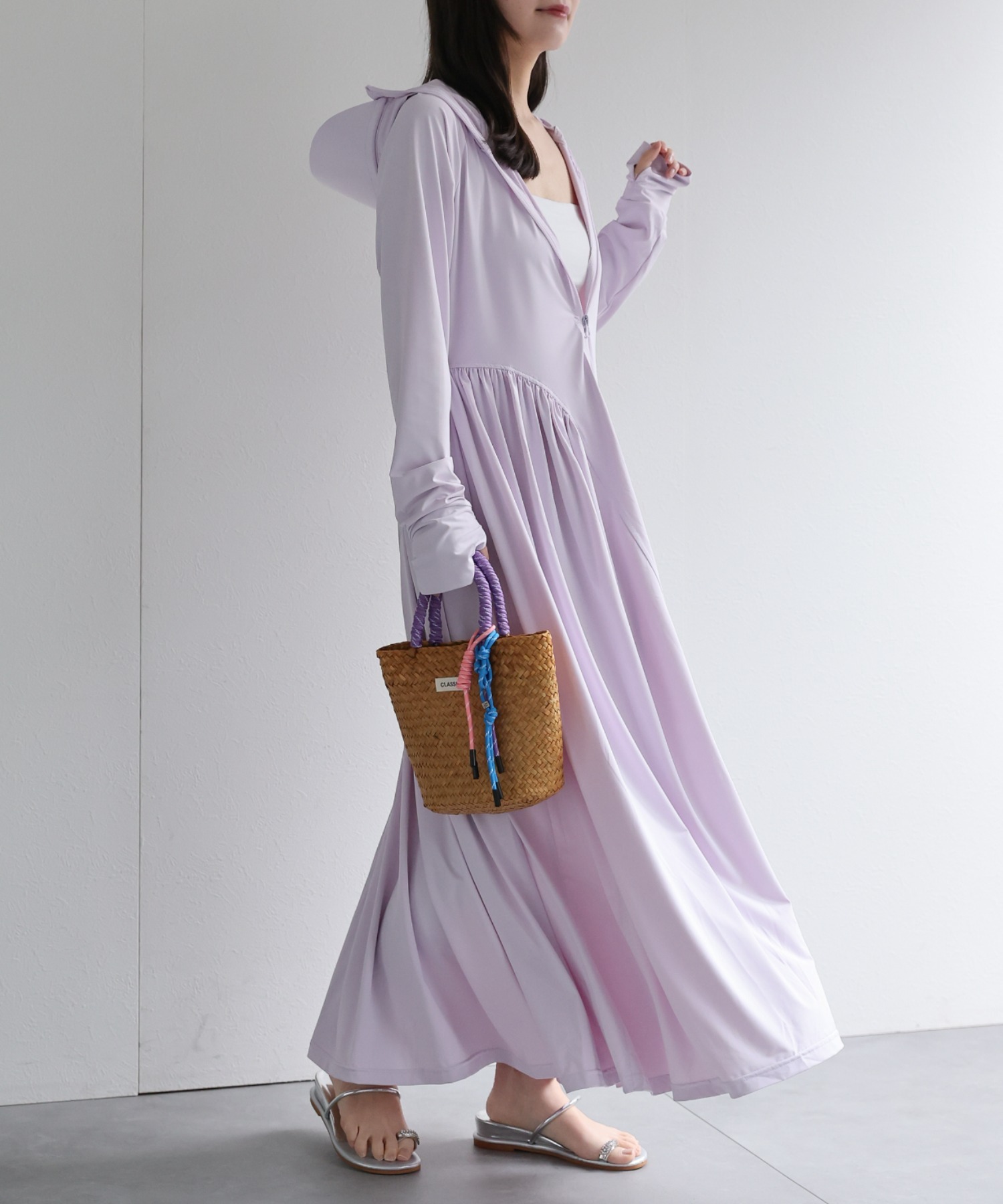 model：156cm 着用サイズ：FREE