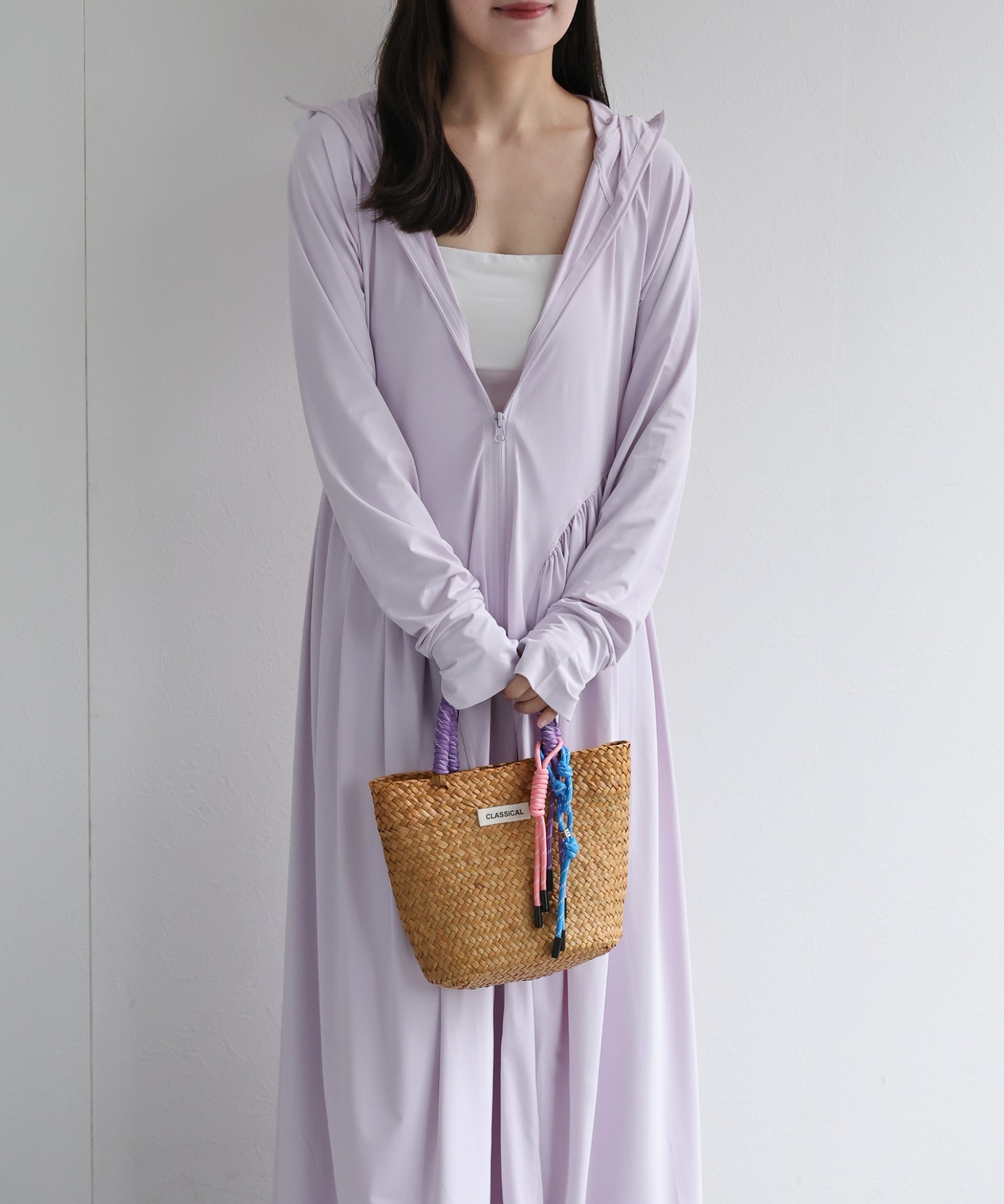model：156cm 着用サイズ：FREE
