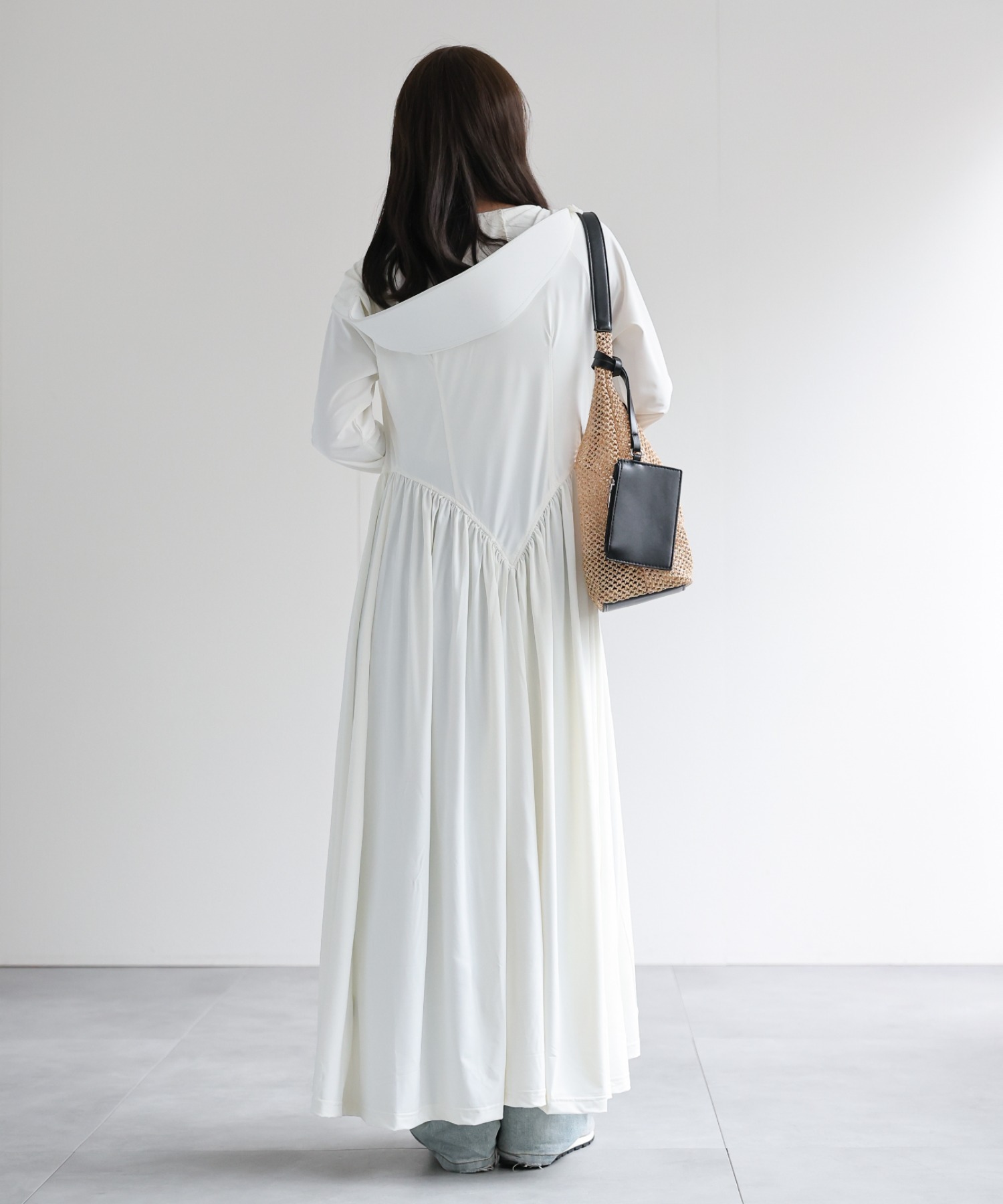 model：156cm 着用サイズ：FREE
