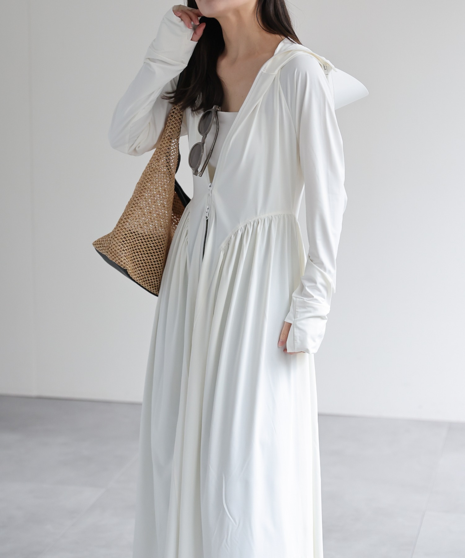 model：156cm 着用サイズ：FREE