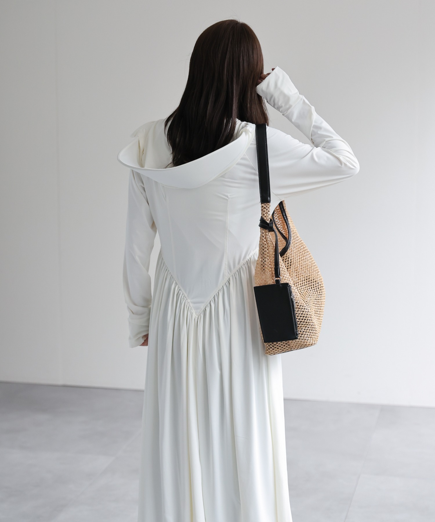 model：156cm 着用サイズ：FREE