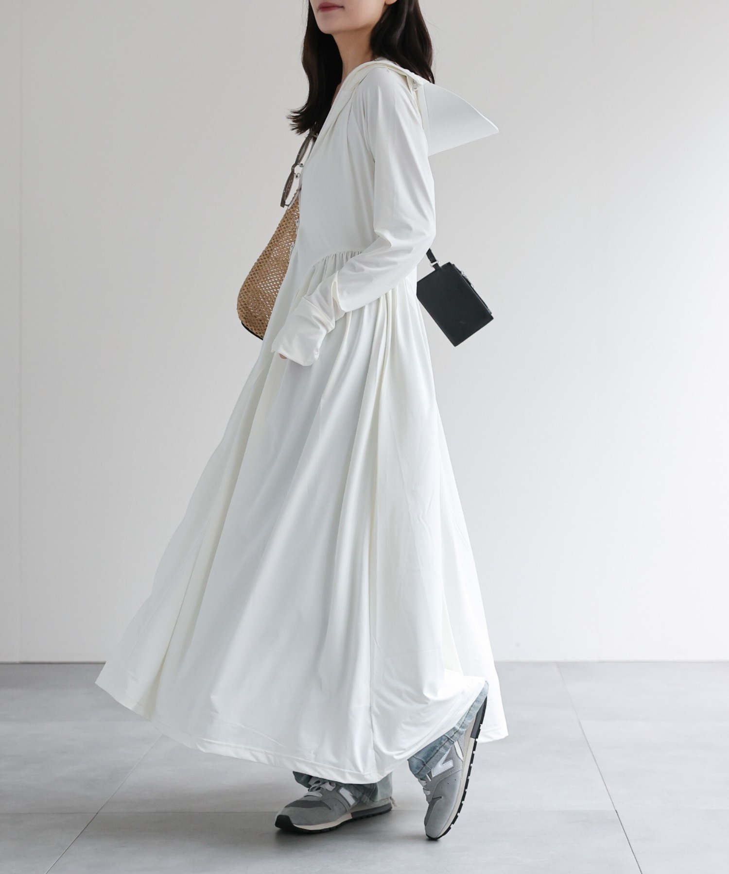 model：156cm 着用サイズ：FREE