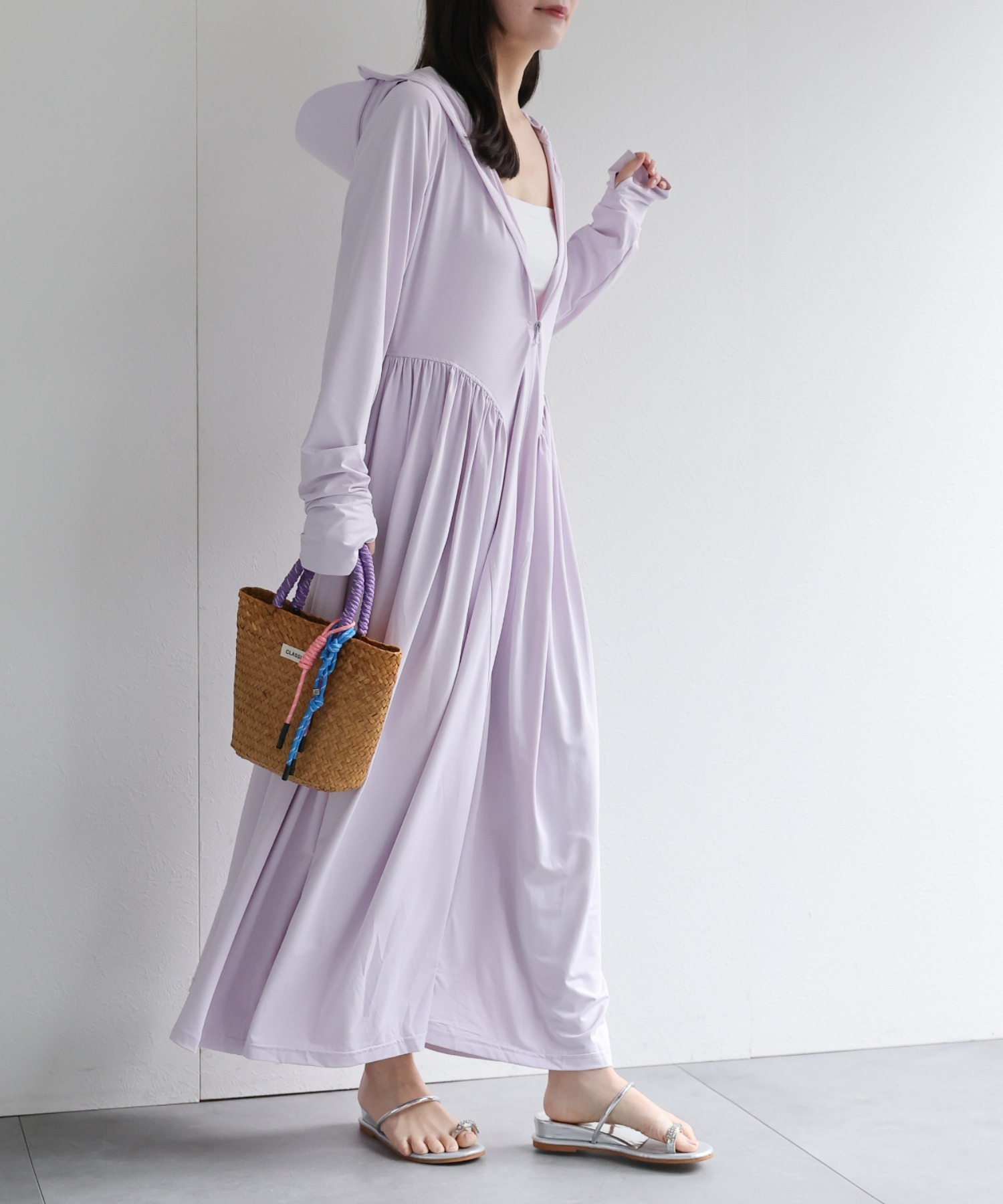 model：156cm 着用サイズ：FREE