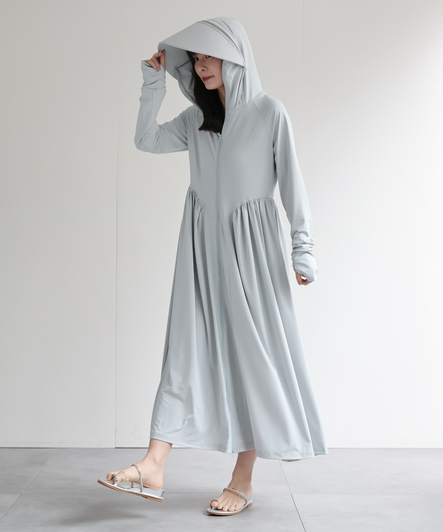 model：156cm 着用サイズ：FREE