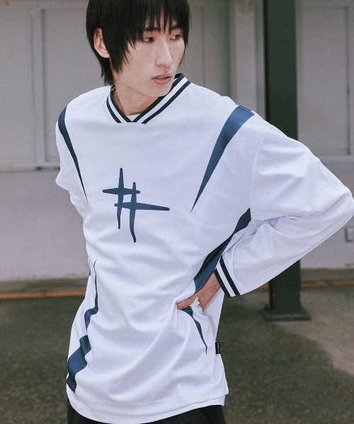 ROMANTIC CROWN★Unisex★SHINING LOGO FOOTBALL JERSEY_3色 ROMANTIC CROWN☆Unisex☆SHINING LOGO FOOTBALL JERSEY_3色