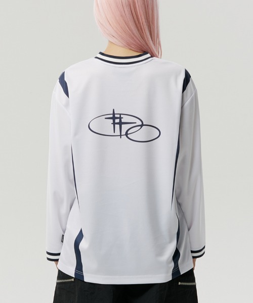ROMANTIC CROWN★Unisex★SHINING LOGO FOOTBALL JERSEY_3色 A'GEM/9 × .kom 『ROMANTIC CROWN/ロマンティック クラウン