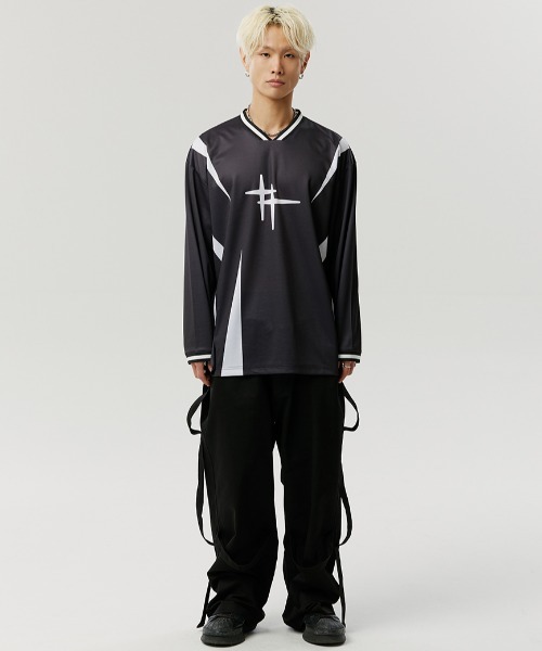 ROMANTIC CROWNのShining Logo Football Jersey 全3色 ROMANTIC CROWNのShining Logo Football Jersey 全3色