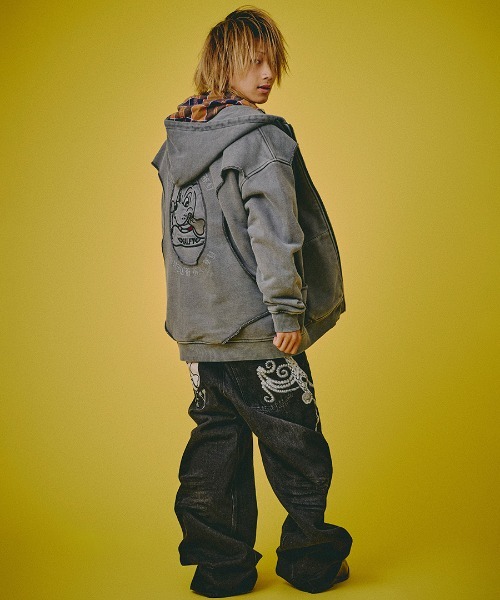 ガルフィー　agem9 パンツ　3点セット A'GEM/9 × .kom 『GALFY/ガルフィー』 ジャラジャラギャル男デニム