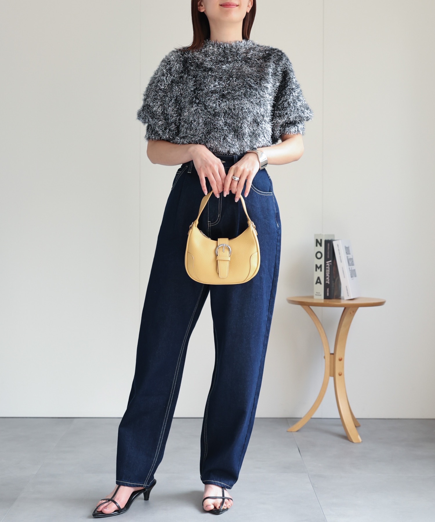 model：162cm 着用サイズ：L