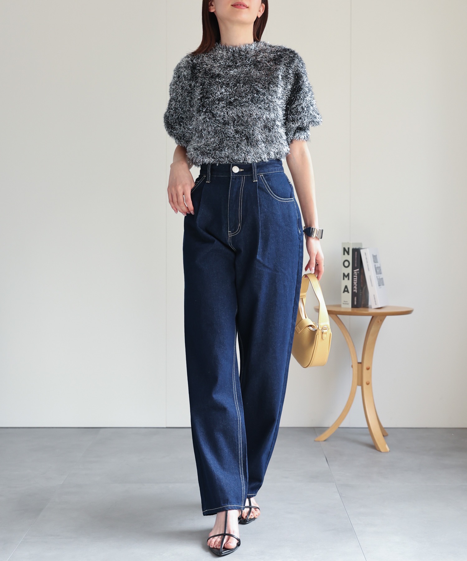 model：162cm 着用サイズ：L