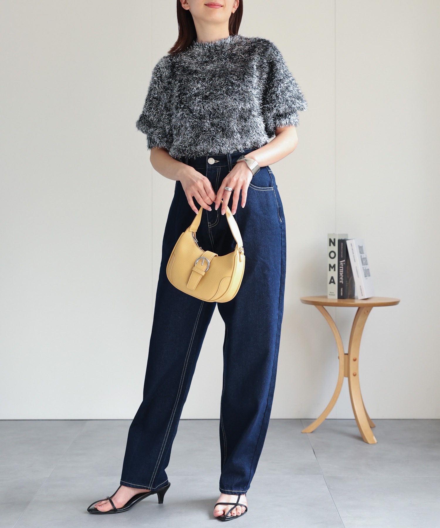model：162cm 着用サイズ：L