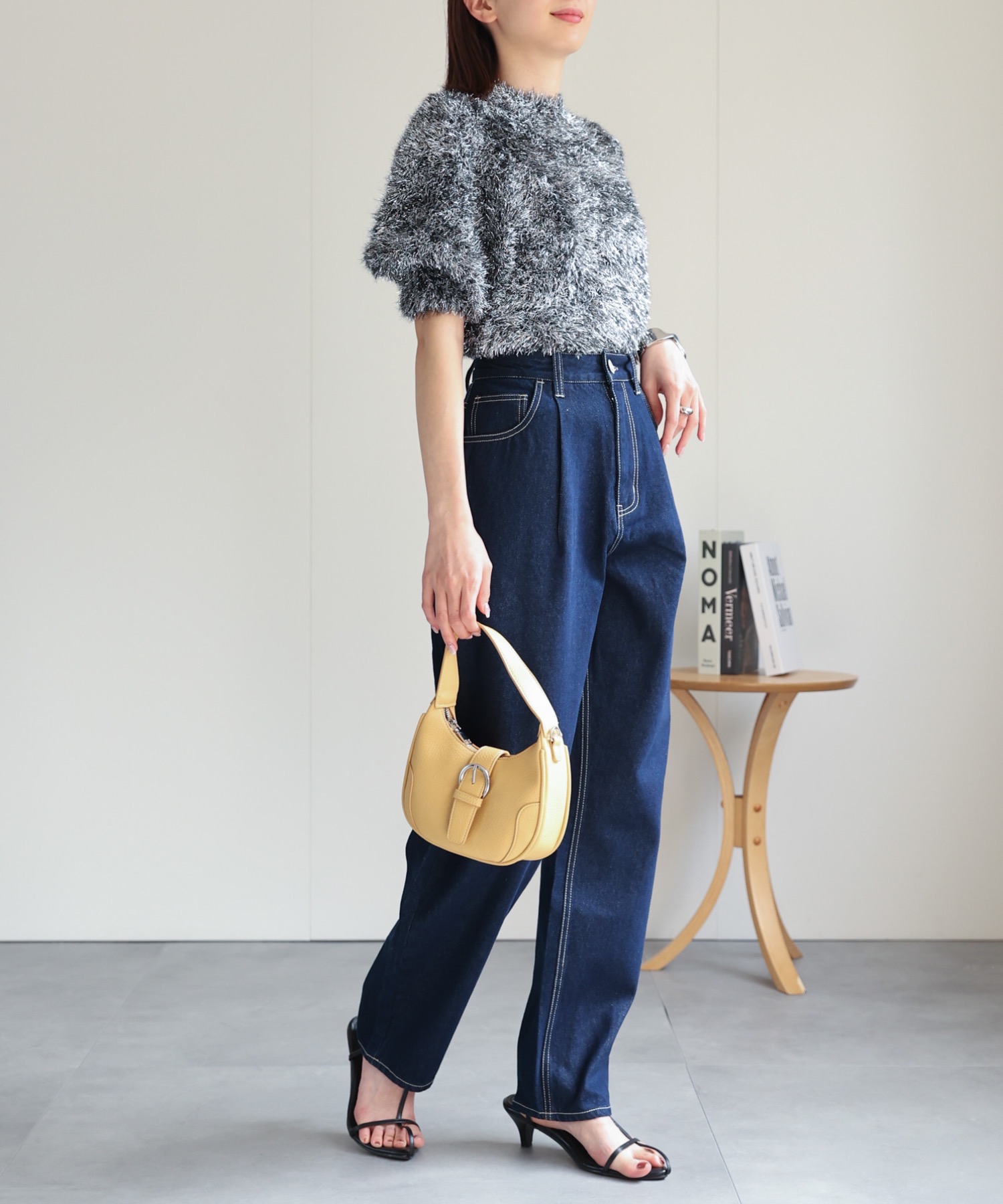 model：162cm 着用サイズ：L