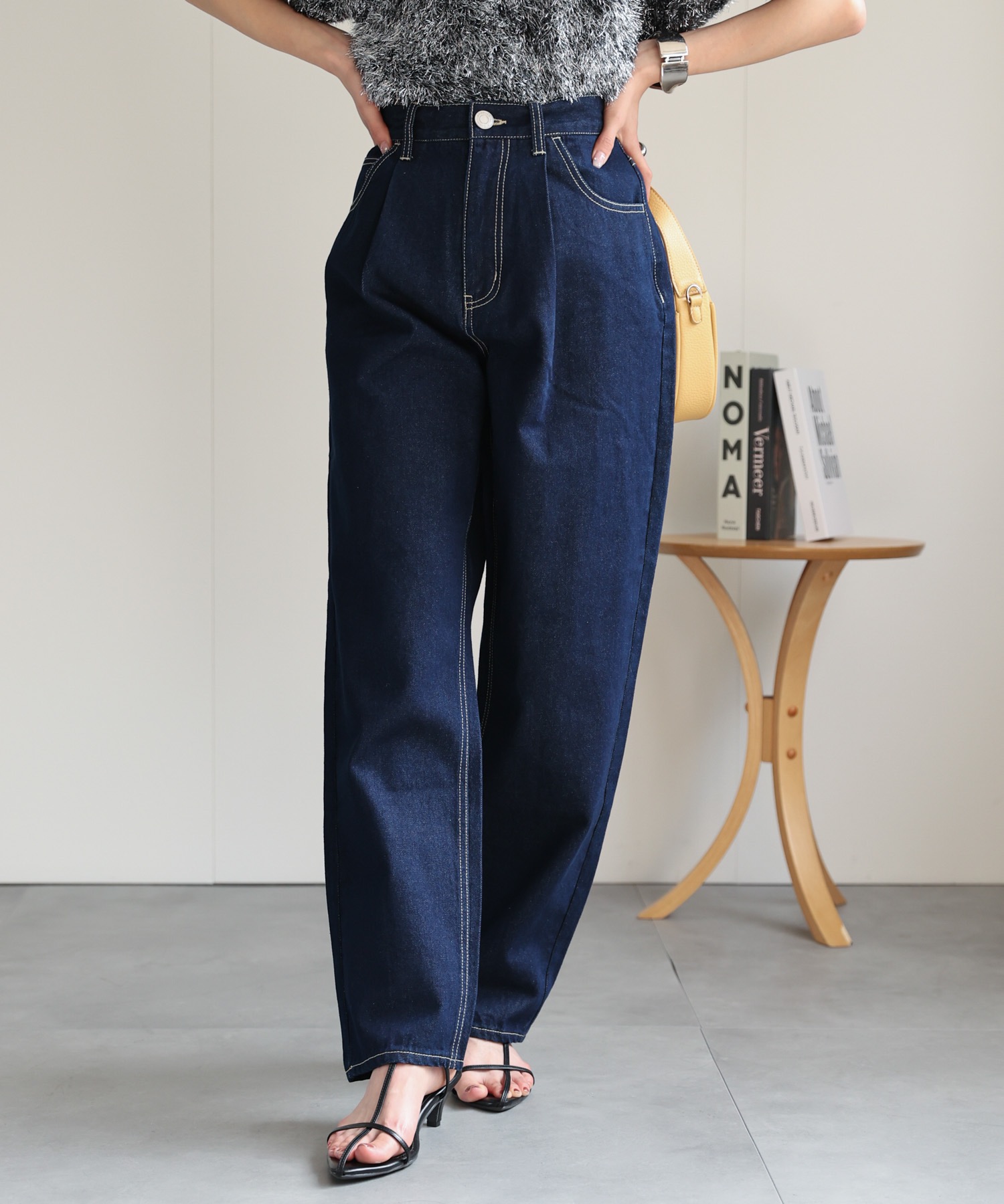 model：162cm 着用サイズ：L
