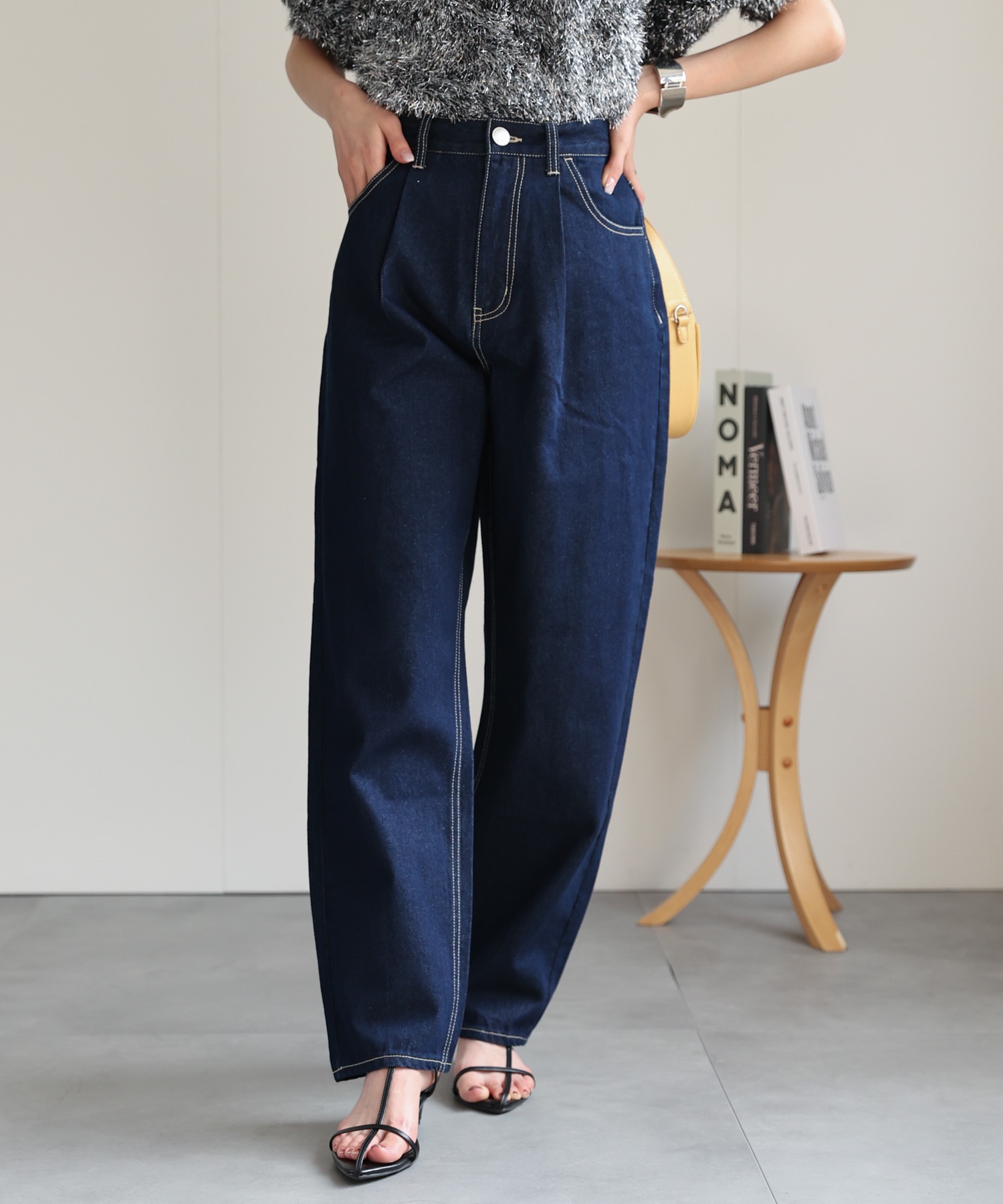 model：162cm 着用サイズ：L