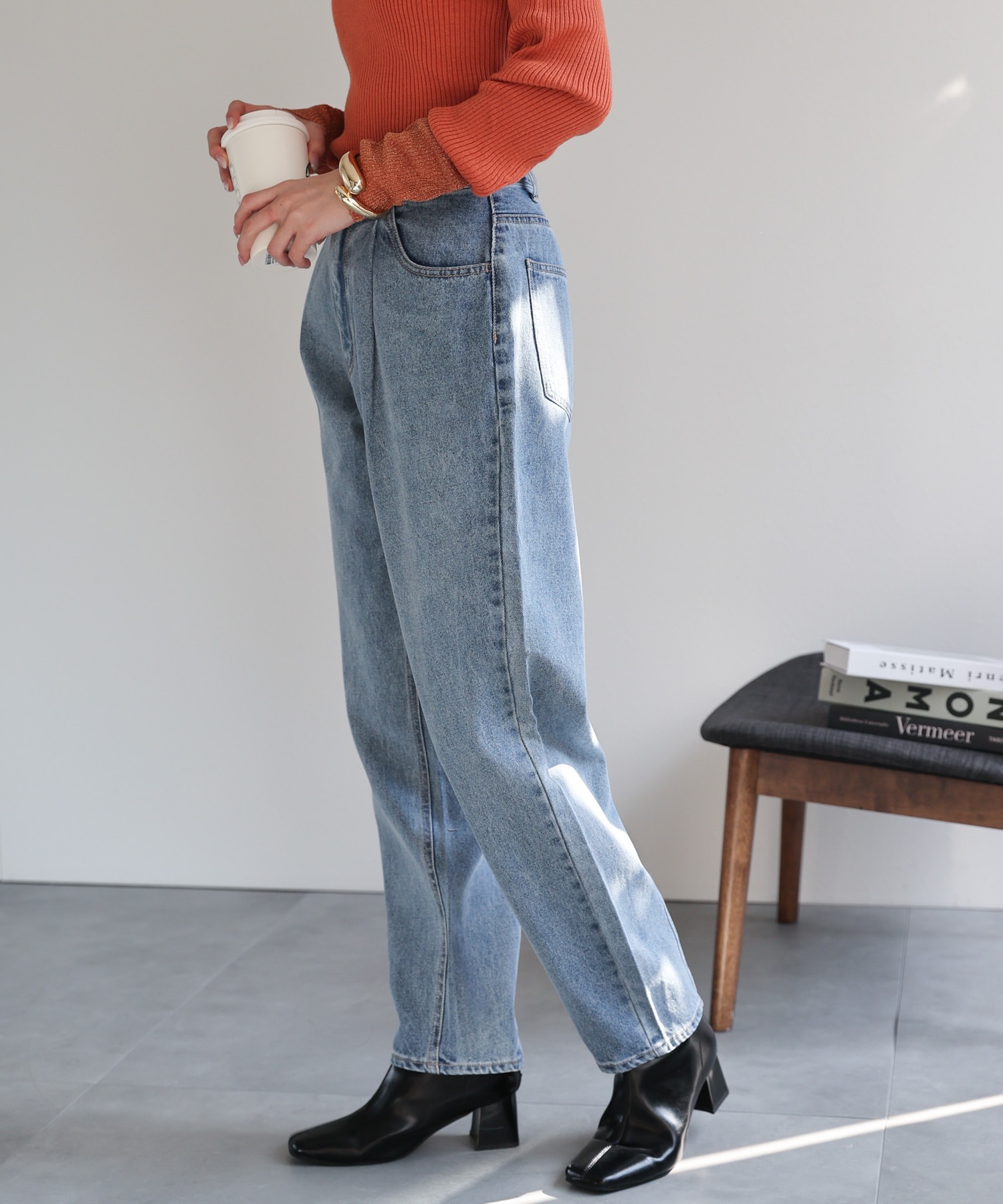 model：162cm 着用サイズ：L