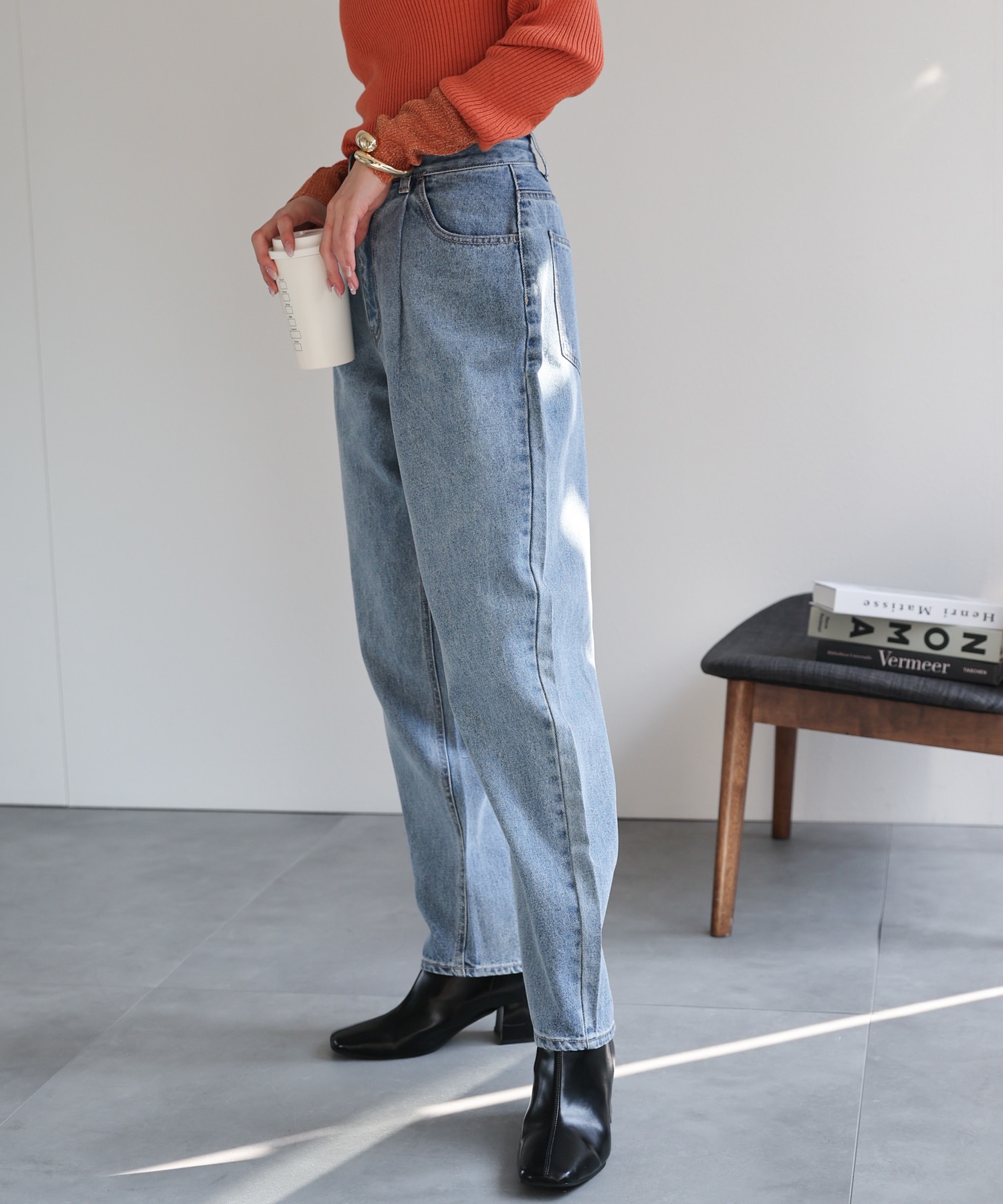 model：162cm 着用サイズ：L
