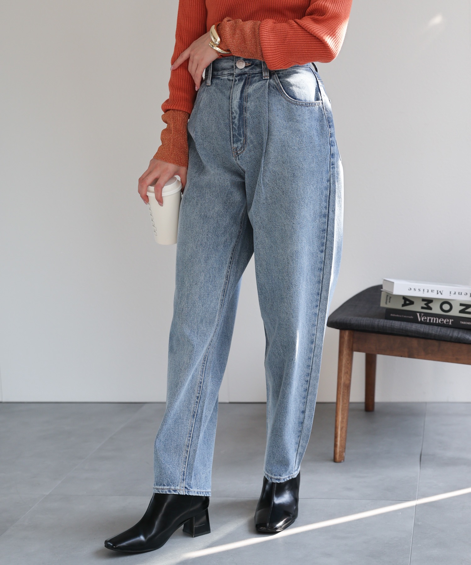 model：162cm 着用サイズ：L