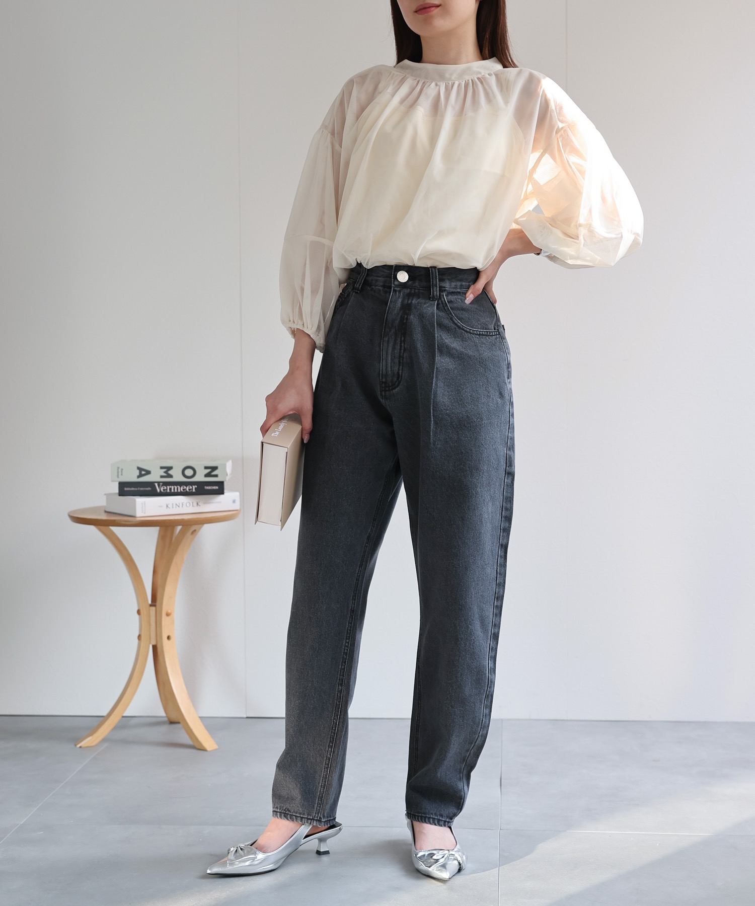 model：162cm 着用サイズ：L