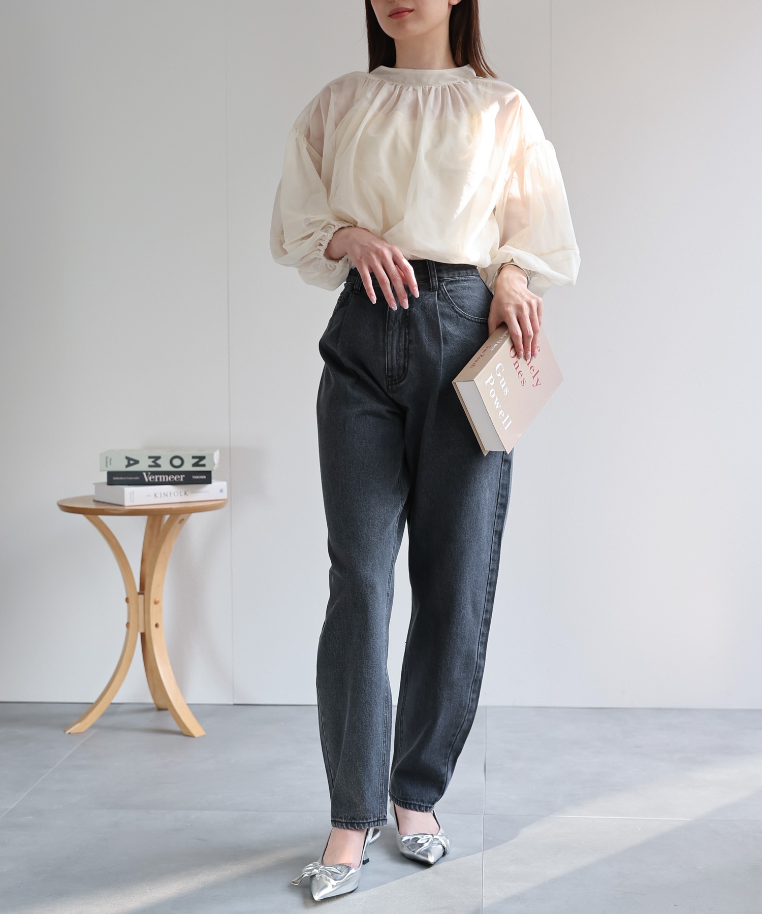 model：162cm 着用サイズ：L