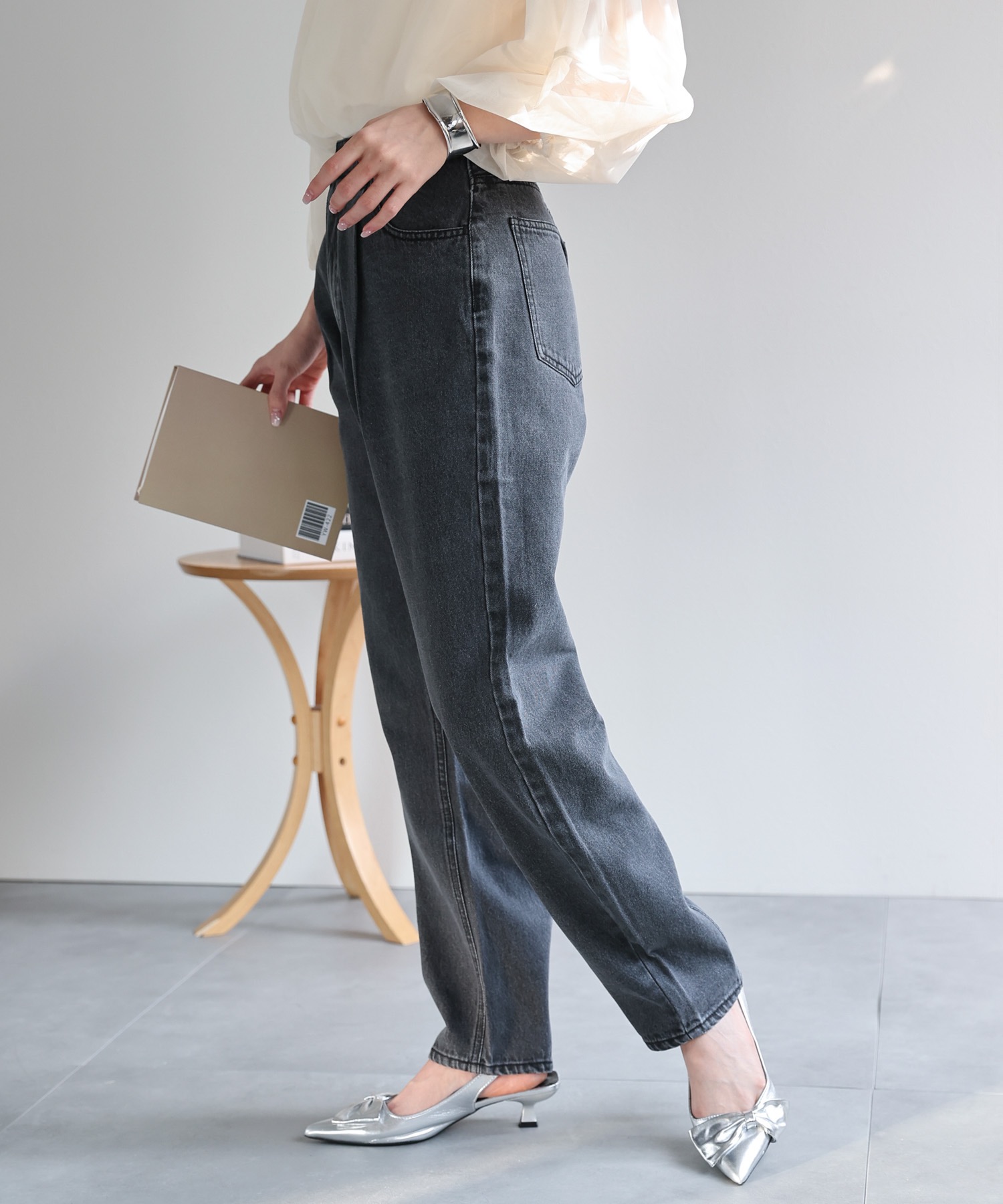 model：162cm 着用サイズ：L