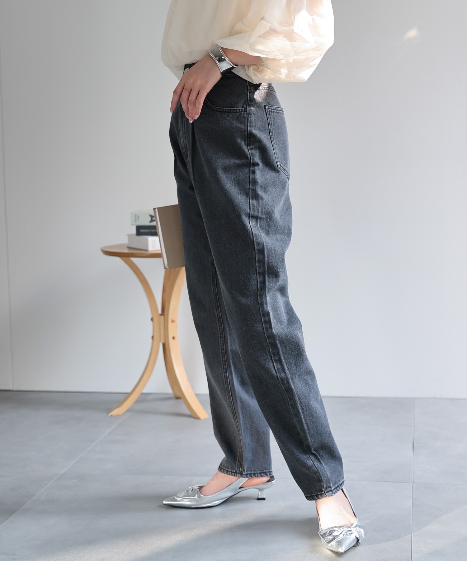 model：162cm 着用サイズ：L