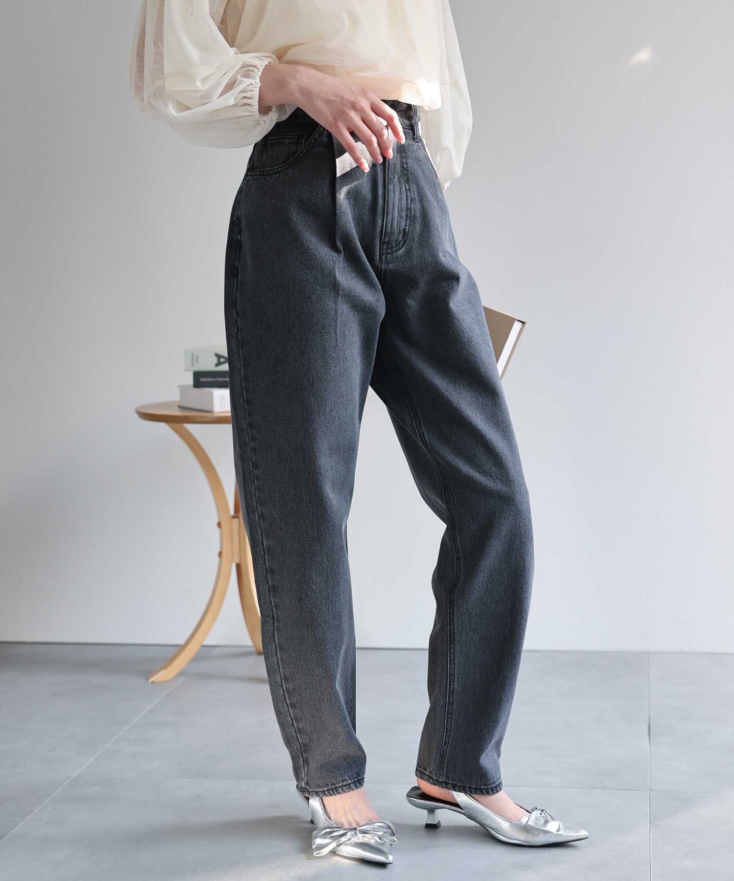 model：162cm 着用サイズ：L