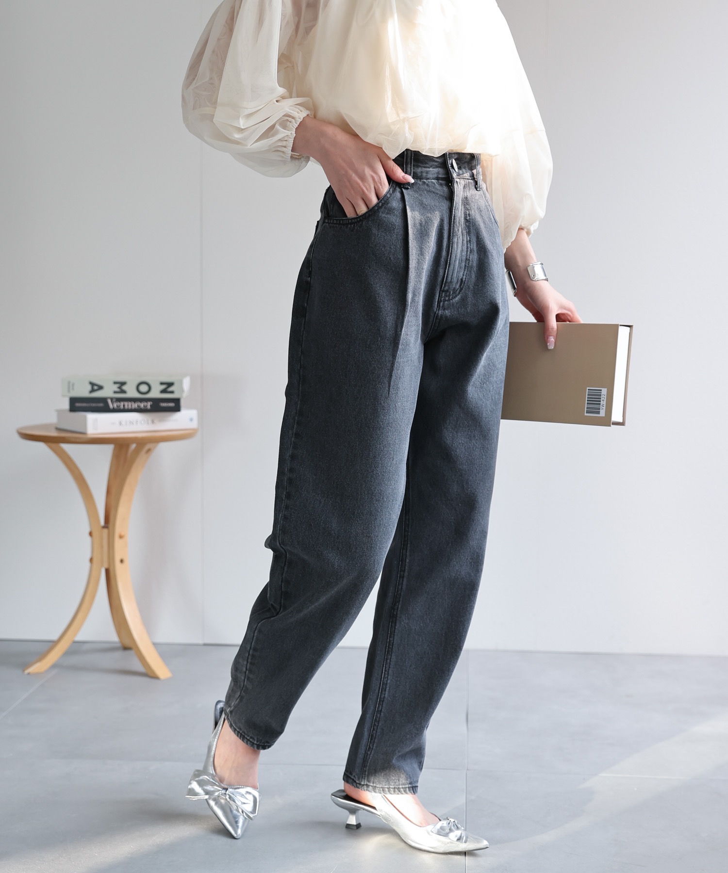 model：162cm 着用サイズ：L