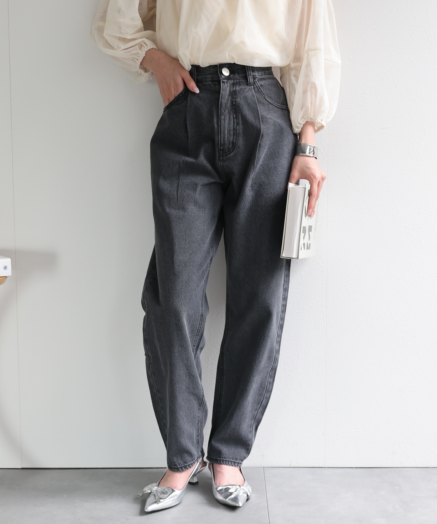 model：162cm 着用サイズ：L