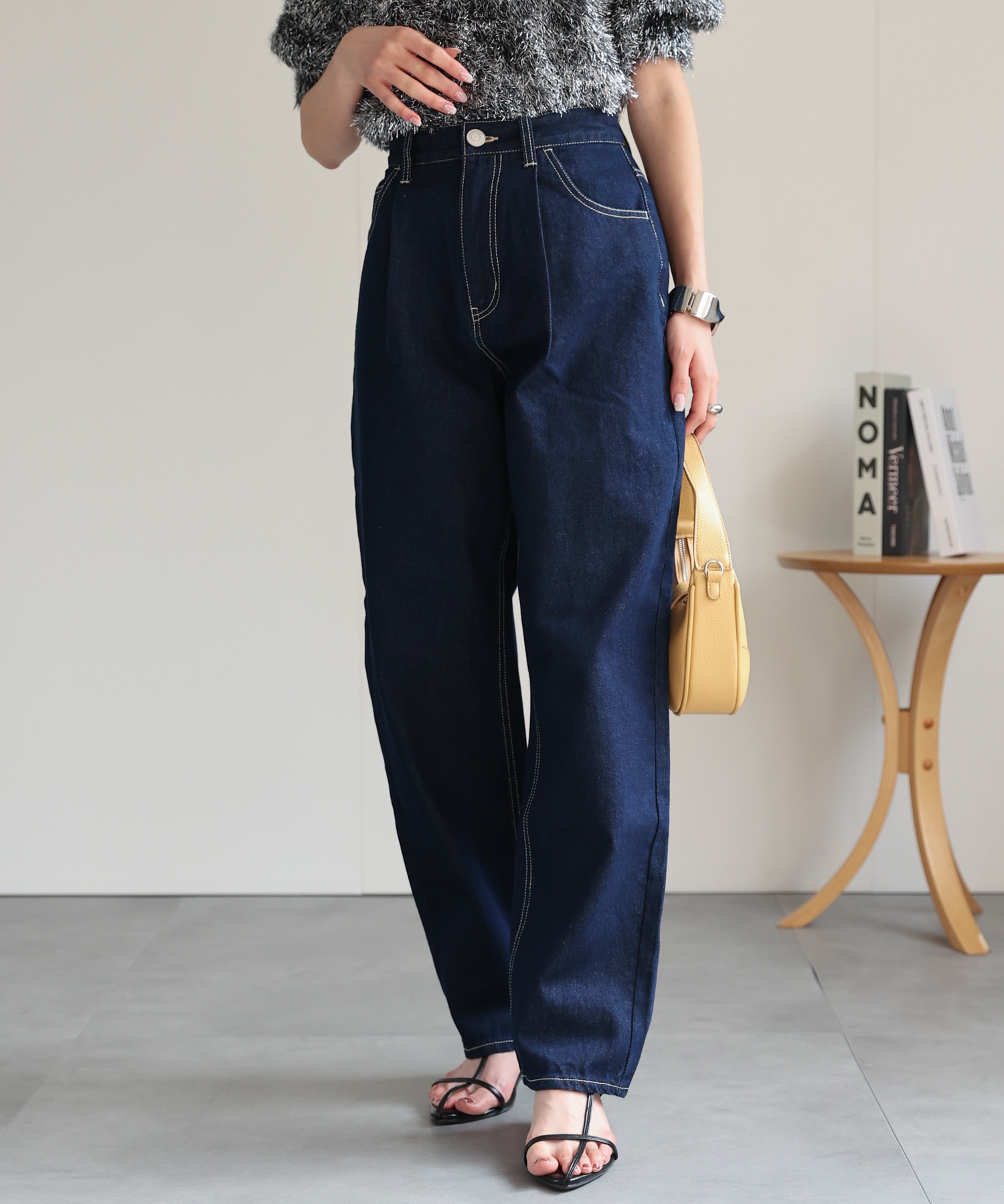 model：162cm 着用サイズ：L