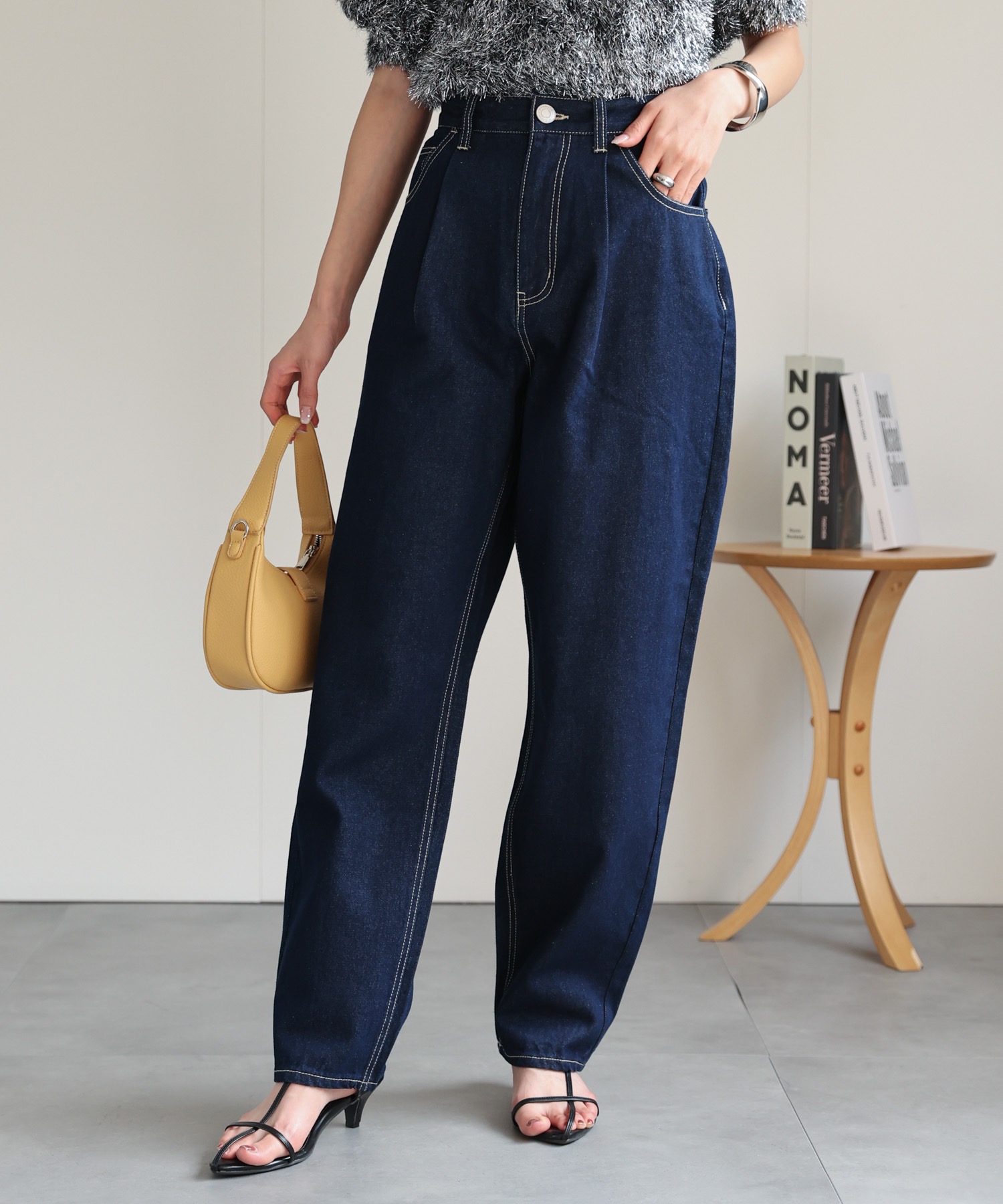model：162cm 着用サイズ：L