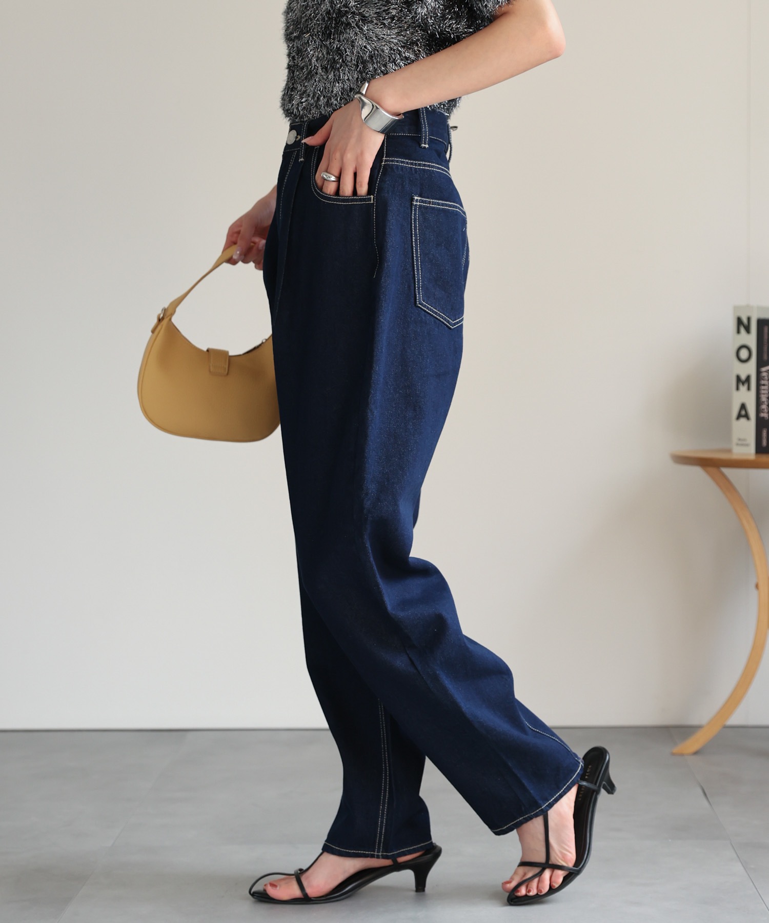 model：162cm 着用サイズ：L