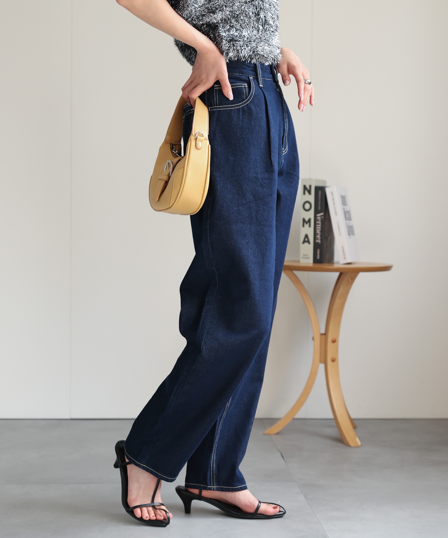 model：162cm 着用サイズ：L