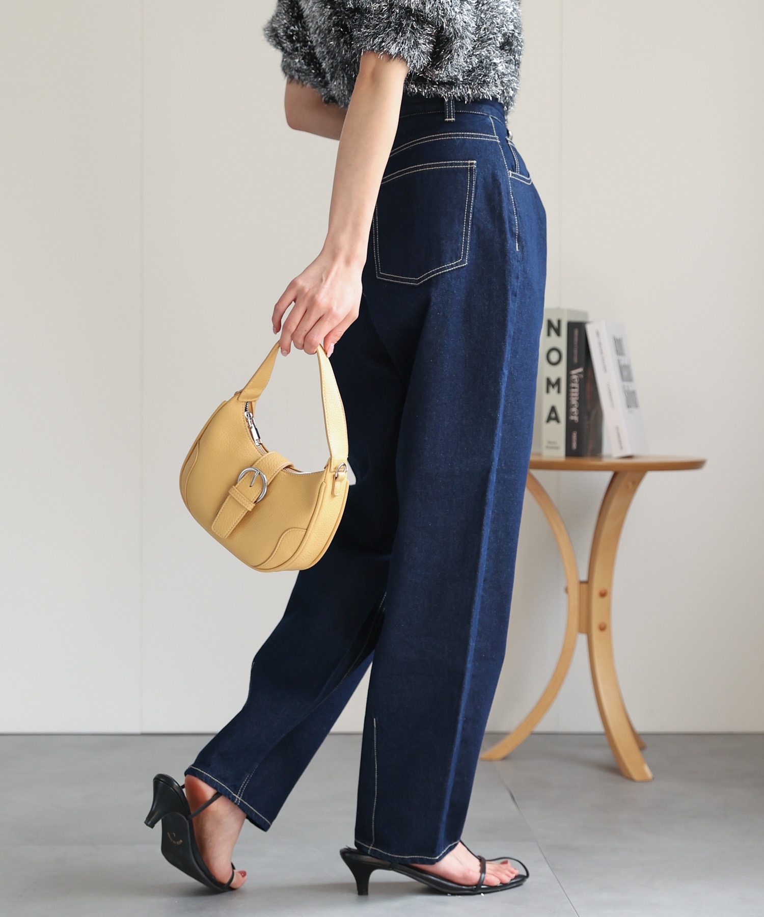 model：162cm 着用サイズ：L
