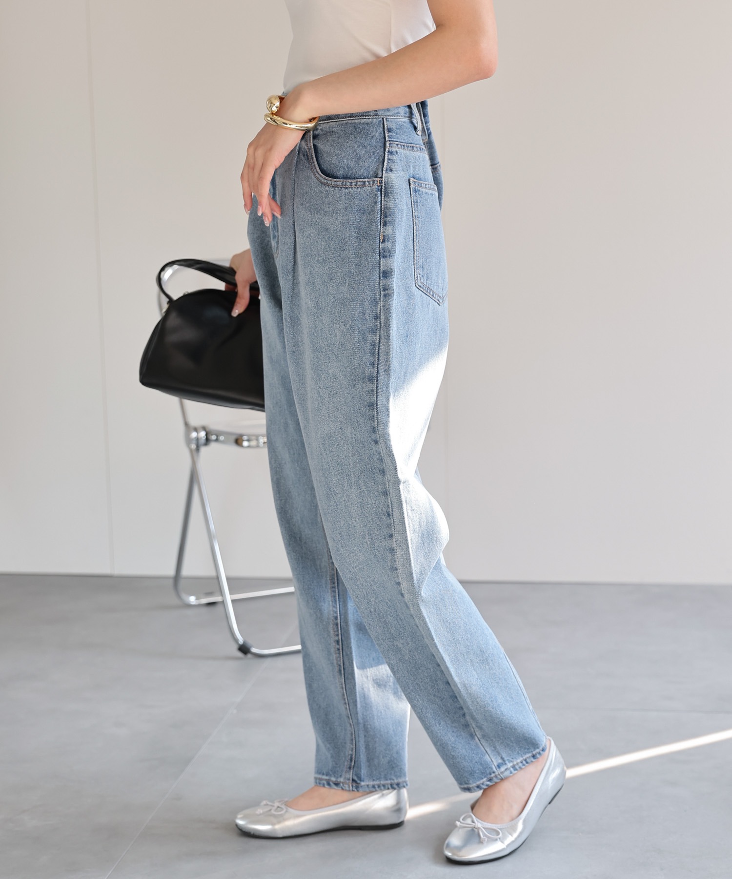 model：162cm 着用サイズ：L