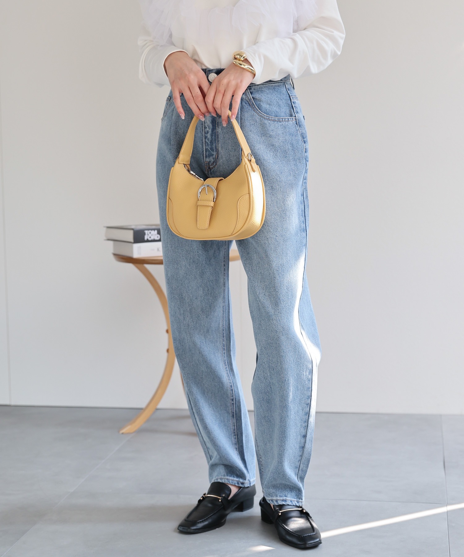 model：162cm 着用サイズ：L