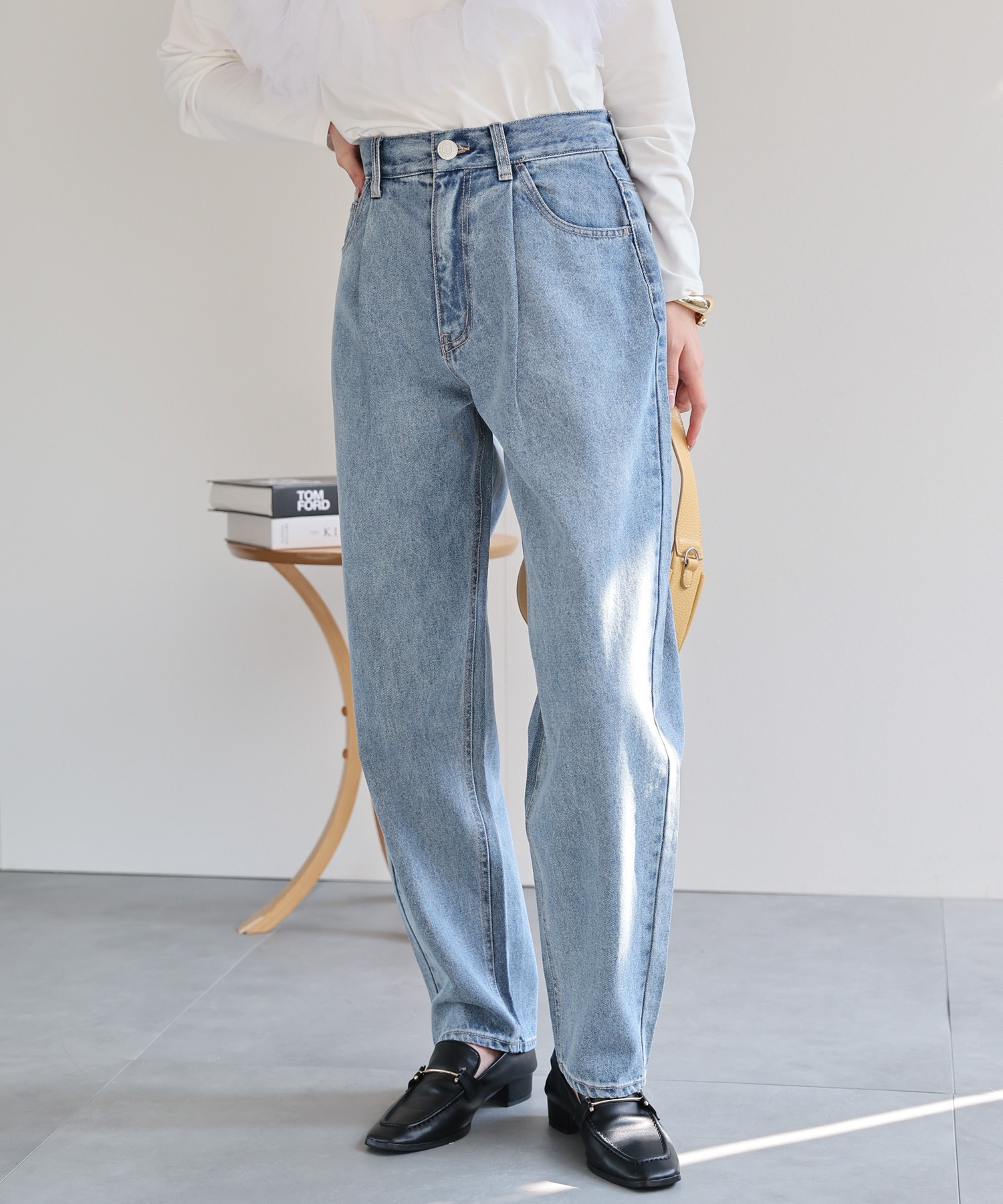 model：162cm 着用サイズ：L