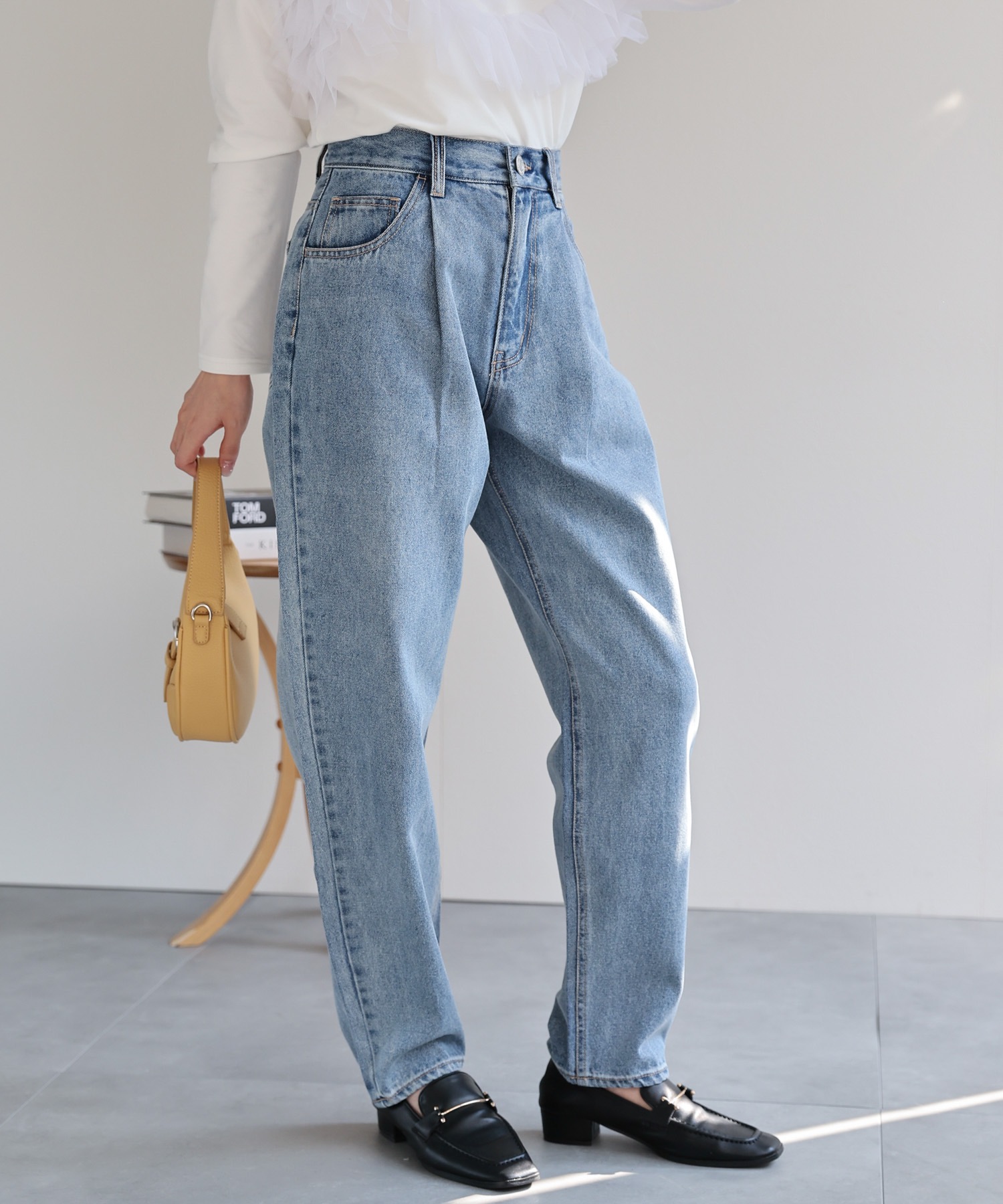 model：162cm 着用サイズ：L