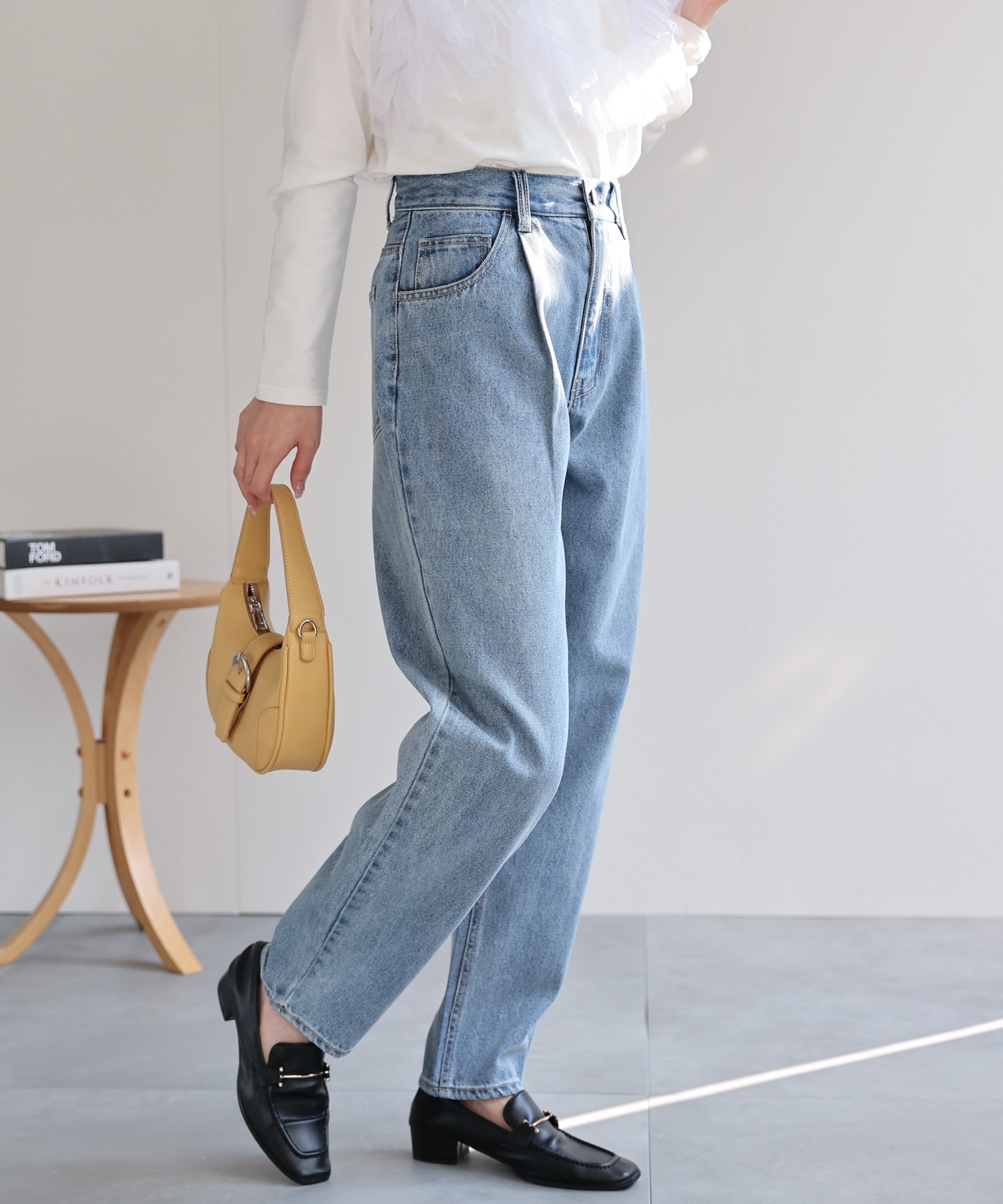 model：162cm 着用サイズ：L