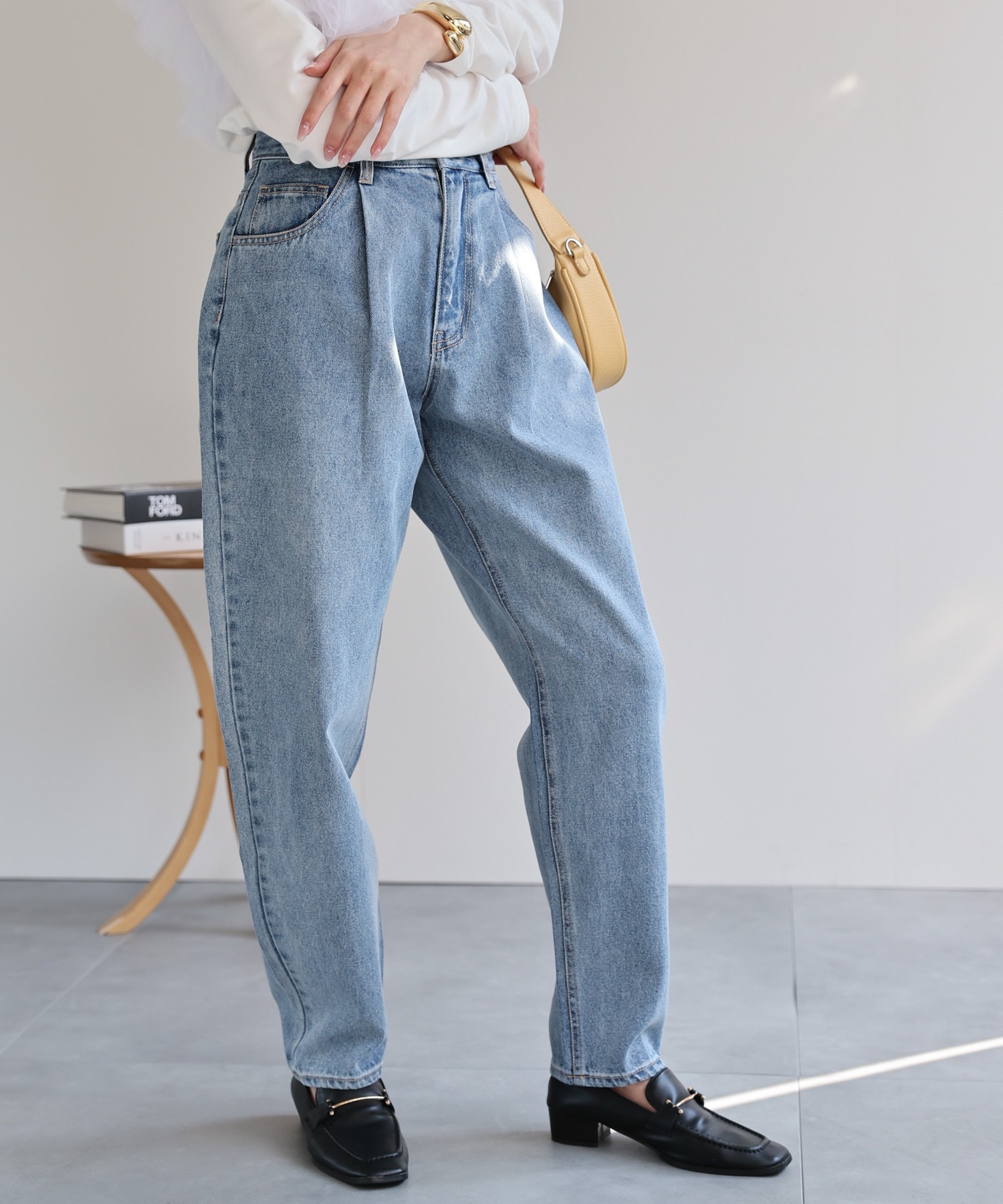model：162cm 着用サイズ：L